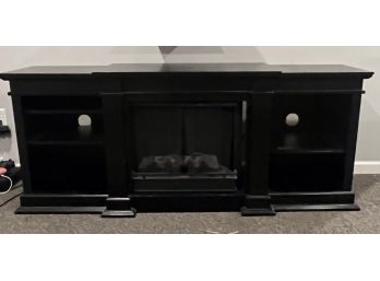 Fireplace Insert Shelf Cabinet Unit