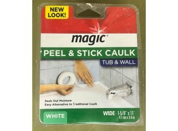 Tub & Wall Peel & Stick Caulk - New In Packaging
