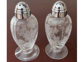 Glass Salt And Pepper Shakers