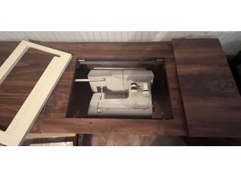 Vintage Sewing Table With Kenmore Sewing Machine