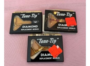 Lot Of 3 Tone Tip Diamond Replacement Needles