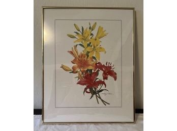 2 Pretty Floral Paintings