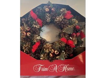 Set Of 2 Holiday Wreaths