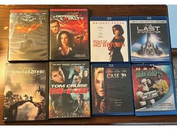 Lot Of 8 DVD/Blue Ray