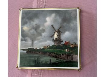 Holland Tile In Metal Stand