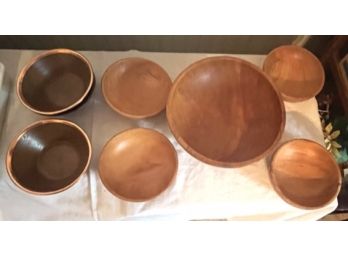 5 Carved Wooden Bowls From Japan