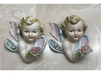 Set Of 2 Angels - Hanging For Wall
