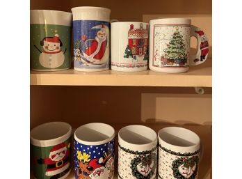 9 Christmas Mugs