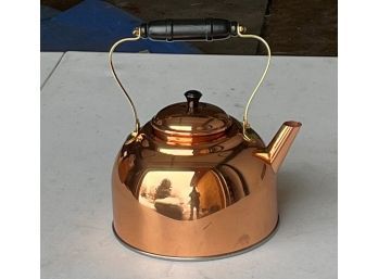 Copper Tea Kettle - New In Box - Bonus Used Kettle