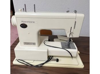 Vintage KENMORE Sewing Machine With Case