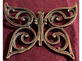 Faux Copper Butterfly Wall Decoration - New In Packaging