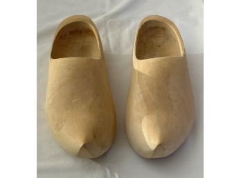 Pair Of Wooden Coppercraft Guild Clogs - Size 8