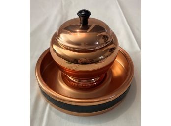 COPPER Bowl With Lid (3 Pieces)