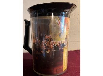 Declaration Of Independence Commemorative Pitcher