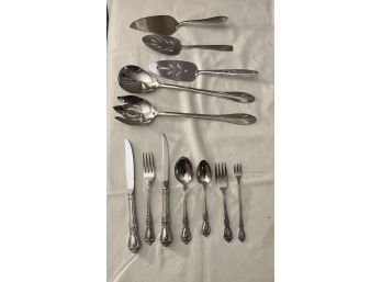 Very Large Assortment Of Stainless Steel Silverware