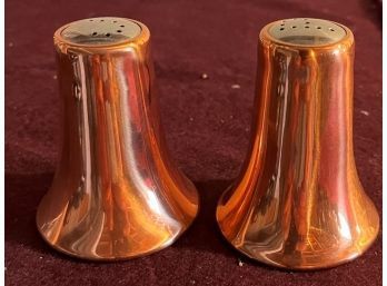 COPPER Salt And Pepper Shakers