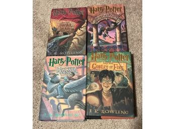 Lot Of 4 Harry Potter Books (Hardcover)