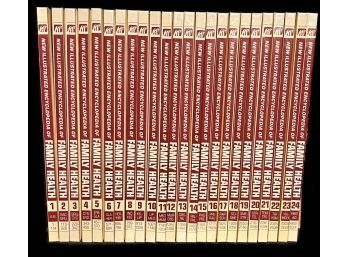 Vintage Set Of Funk & Wagnells New Illustrated Encyclopdia Of Family Health (Volumes 1-24) 1988