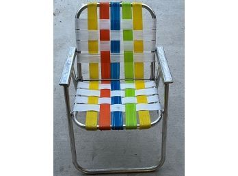 Vintage Aluminum Folding Lawn Chair