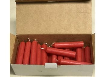 Box Of 4' Red Candles