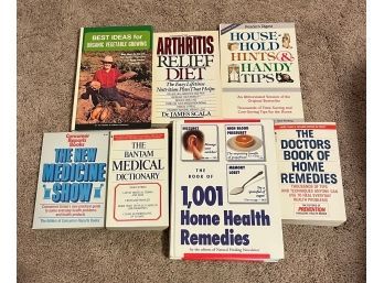 Lot Of 7 Health Related Books