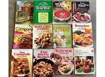 Lot Of 12 Cookbooks