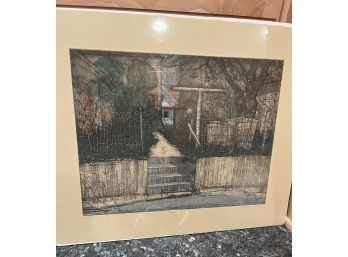 RARE Vintage Signed & Numbered Larry Welo Etching