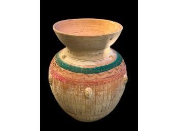 Large Ceramic Decorative Pot