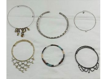 Jewelry Bundle #4 (6 Memory Wire Choker Necklaces)