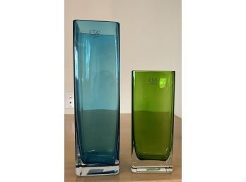 LSA International Glass Vases - 2 Pieces