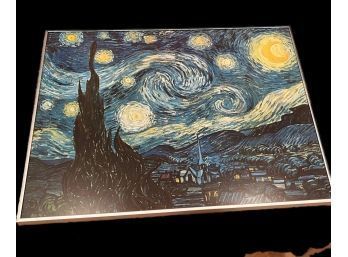 Professionally Framed Art - Van Gogh Reproduction 'Starry Night'