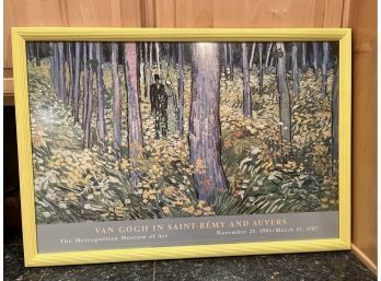 Professionally Framed Art - Van Gogh Reproduction 'Undergrowth With Two Figures'