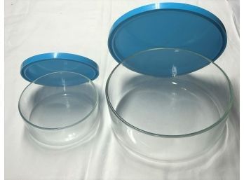 Set Of 2 FRIGOVERRE Glass Food Storage Containers