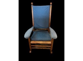 Wooden Rocking Chair With Pads