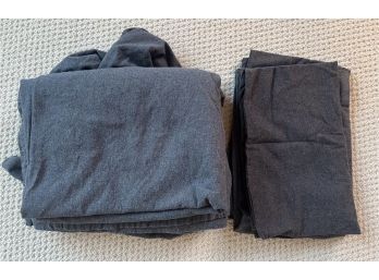 Twin Sized Grey Flannel Sheets