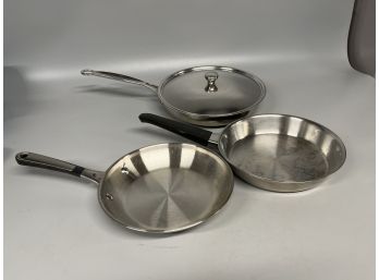 (3) Stainless Steel Sauce Pans