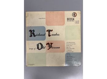 Richard Tauber 'Songs Of Old Vienna' Record