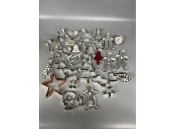 Grouping Of Holiday Cookie Cutters