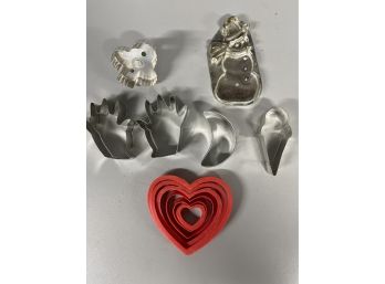 Grouping Of Misc. Cookie Cutters