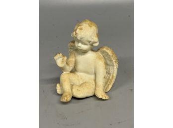 Porcelain Cherub Figurine
