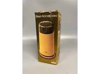Braun Aromatic KSM2 Coffee Grinder