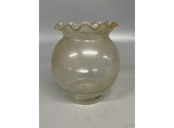 Decorative Ruffle Glass Vase
