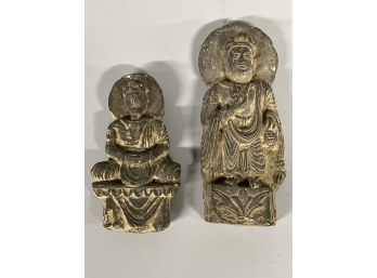 (2) Indian Carved Stone Figures