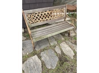 Berkeley Forge And Foundry Vintage Cast Iron Garden Bench