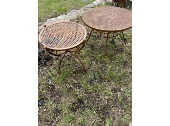 (2) Outdoor Side Tables