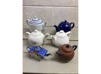 (6) Teapots Including Chinese