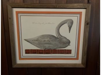 After Alan Saalburg Wild Swan Decoy Print