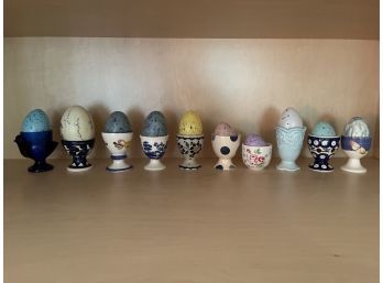 Grouping Of Decorative Egg Cups