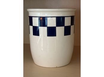 Indoor Outfitters Blue & White Kitchen Utensil Holder