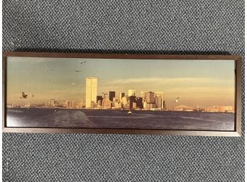 Vintage Photo NYC Skyline With Twin Towers